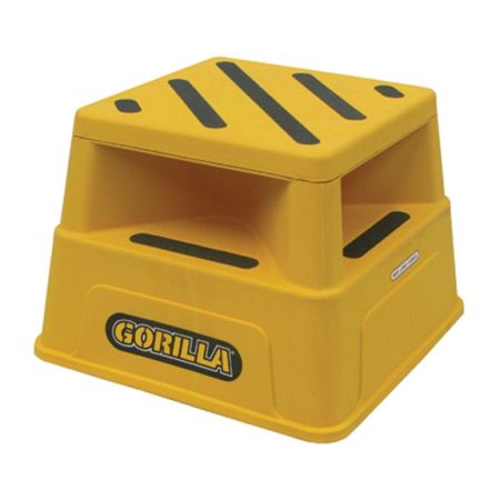 GORILLA MOULDED SAFETY STEP YELLOW 150KG INDUSTRIAL 